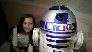 Eva Maria Samcová & R2-D2